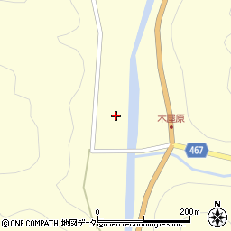 広島県庄原市比和町木屋原482周辺の地図