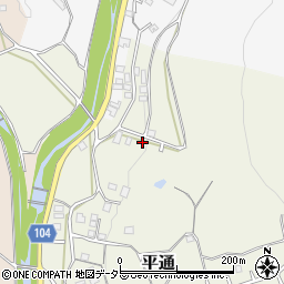 大阪府豊能郡能勢町平通9-84周辺の地図