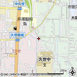 京都府京都市南区久世大藪町590周辺の地図