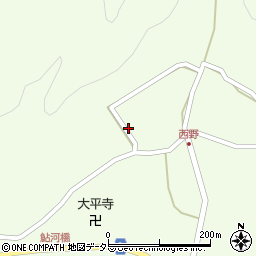 滋賀県甲賀市土山町鮎河1707周辺の地図
