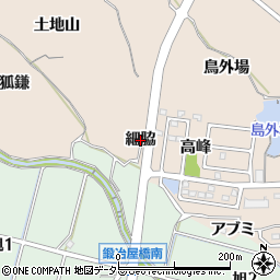 愛知県知多市日長（細脇）周辺の地図