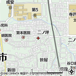 京都府向日市寺戸町二ノ坪1-27周辺の地図