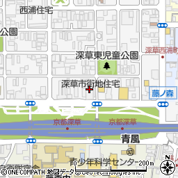 京都市児童療育センター周辺の地図