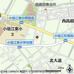 愛知県刈谷市小垣江町西高根114周辺の地図