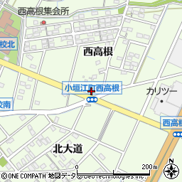 愛知県刈谷市小垣江町西高根149周辺の地図