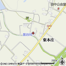 兵庫県三田市東本庄487周辺の地図