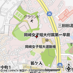 愛知県岡崎市欠町狐ケ入12周辺の地図