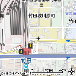 パーくん竹田駅前駐車場駐車場周辺の地図