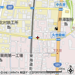 京都府京都市南区久世殿城町54周辺の地図