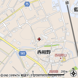 兵庫県三田市西相野464周辺の地図