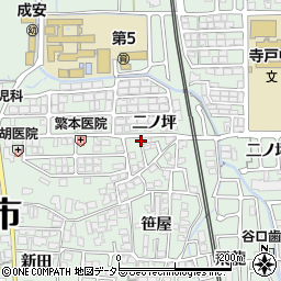 京都府向日市寺戸町二ノ坪1-6周辺の地図