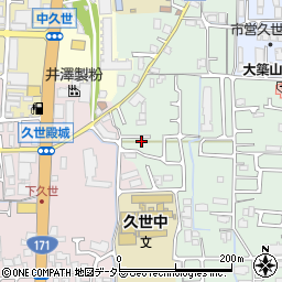 京都府京都市南区久世大藪町161周辺の地図