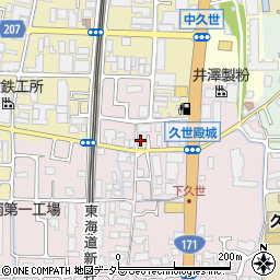 京都府京都市南区久世殿城町37周辺の地図