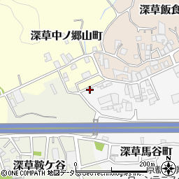 京都府京都市伏見区深草馬谷町98-21周辺の地図