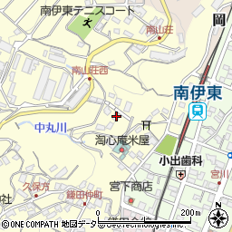 静岡県伊東市鎌田282周辺の地図