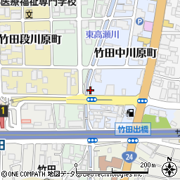 竹田駅東３周辺の地図