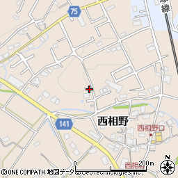 兵庫県三田市西相野467周辺の地図