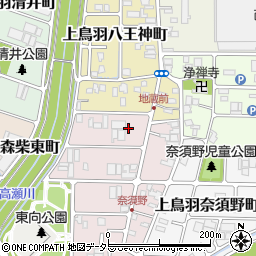 京都府京都市南区上鳥羽西浦町212周辺の地図