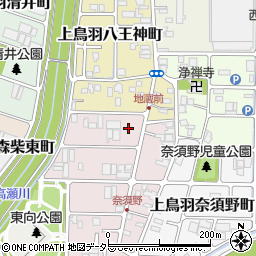 京都府京都市南区上鳥羽西浦町216周辺の地図