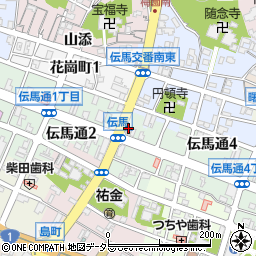 株式会社花一生花店　フラワースタジオ周辺の地図
