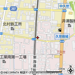 京都府京都市南区久世殿城町25周辺の地図