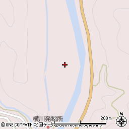 愛知県新城市横川（上滝）周辺の地図