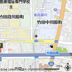 京都府京都市伏見区竹田中川原町399周辺の地図