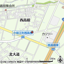 愛知県刈谷市小垣江町西高根184周辺の地図