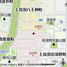 京都府京都市南区上鳥羽西浦町217周辺の地図
