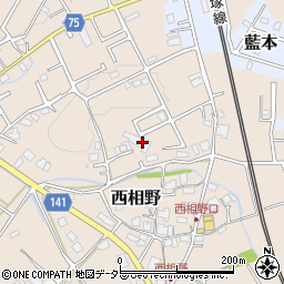 兵庫県三田市西相野551周辺の地図