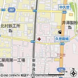 京都府京都市南区久世殿城町56周辺の地図