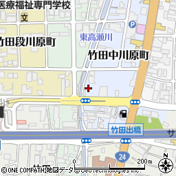 京都府京都市伏見区竹田中川原町397周辺の地図