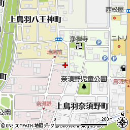 京都府京都市南区上鳥羽西浦町237周辺の地図