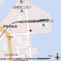 中部太平洋生コン株式会社　四日市工場周辺の地図