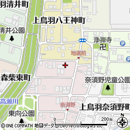京都府京都市南区上鳥羽西浦町210周辺の地図