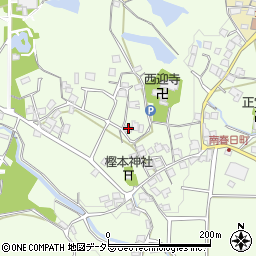 京都府京都市西京区大原野南春日町802周辺の地図