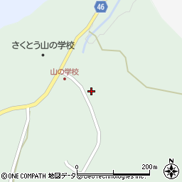 岡山県美作市万善98-1周辺の地図