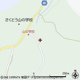 岡山県美作市万善98周辺の地図