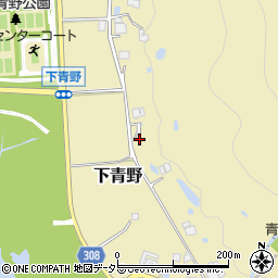 兵庫県三田市下青野418周辺の地図