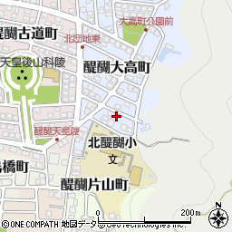 京都府京都市伏見区醍醐大高町15周辺の地図