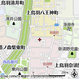 京都府京都市南区上鳥羽西浦町205周辺の地図