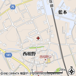 兵庫県三田市西相野802周辺の地図
