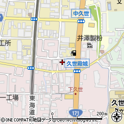 京都府京都市南区久世殿城町21周辺の地図