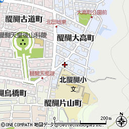 京都府京都市伏見区醍醐大高町15-11周辺の地図