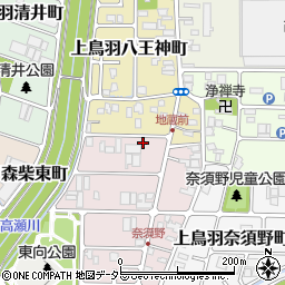 京都府京都市南区上鳥羽西浦町209周辺の地図
