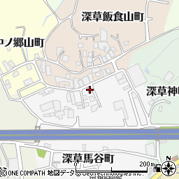 竹花造花店周辺の地図