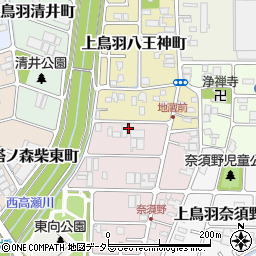 京都府京都市南区上鳥羽西浦町206周辺の地図