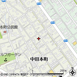 中田本町なかよし公園周辺の地図