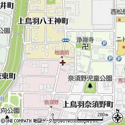 京都府京都市南区上鳥羽八王神町345周辺の地図