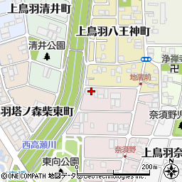 京都府京都市南区上鳥羽西浦町201周辺の地図